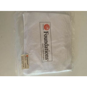 Foundations ThermaSoft White Waffle Crib Baby Nursery Blanket - 100% Cotton